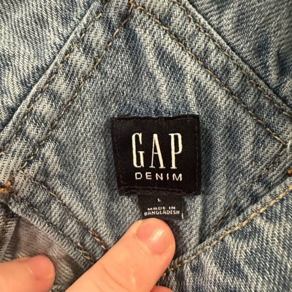 GAP Kids Blue Denim Overalls - Picture 2 of 4